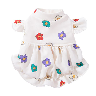 Vestido Ligero para Perros con Estampado Floral Adorable - Image 11