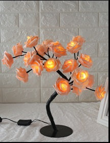 Lámpara de Mesa Árbol LED Rosa - Luz Decorativa Modeladora - Image 3