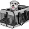 Transportín Portátil Plegable para Perros y Gatos - Bolsa de Viaje Respirable