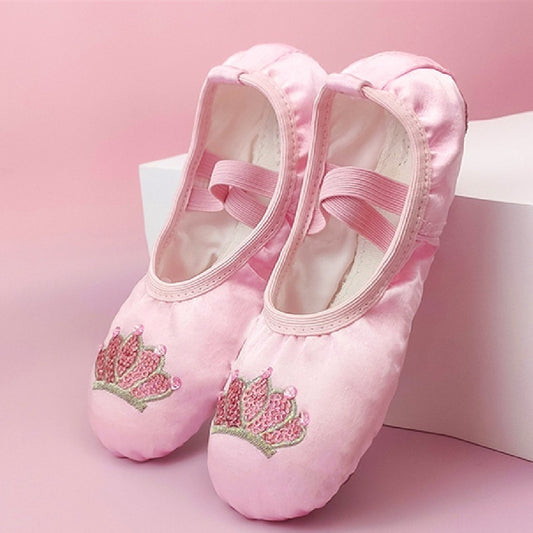 Zapatos de Danza Infantiles con Suela Blanda para Niñas