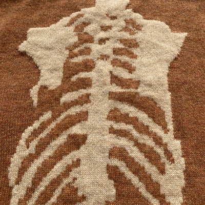 Suéter Tejido Holgado con Diseño de Calavera para Uso Casual - Image 26