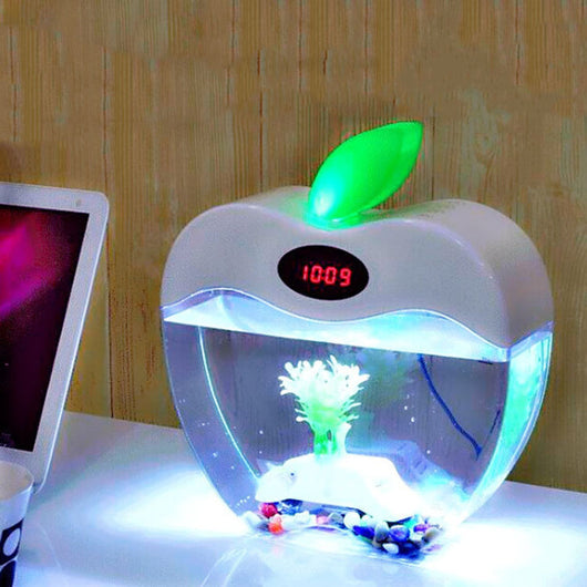 Pecera de Escritorio en Forma de Manzana - Acuario Decorativo Portátil - Image 4