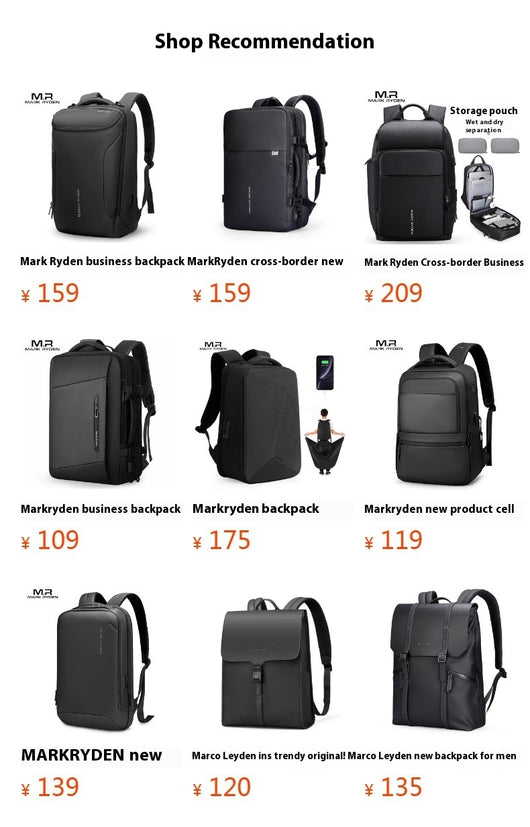Mochila Resistente Marco Ledon para Hombres - Image 18