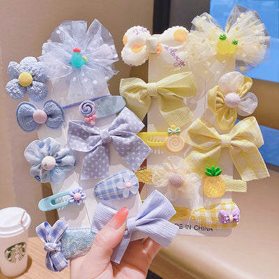 Clip de Cabello con Moño Floral para Niñas - Diseño Princesa Hada - Image 68