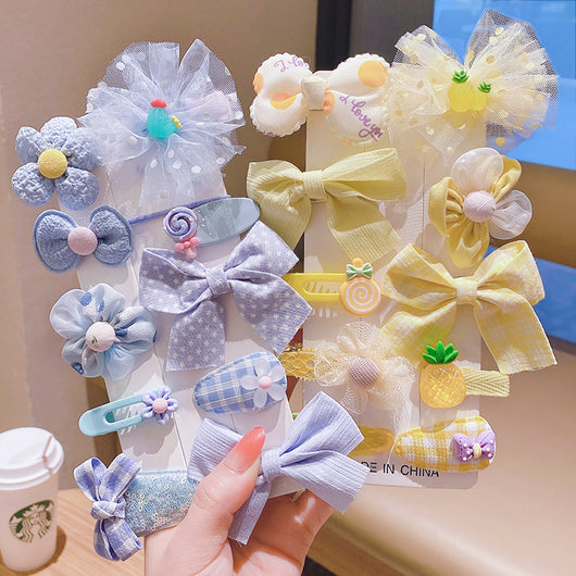 Clip de Cabello con Moño Floral para Niñas - Diseño Princesa Hada - Image 68