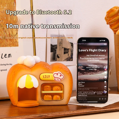 Parlante Bluetooth Decorativo con Luz LED Ambiente - Image 3