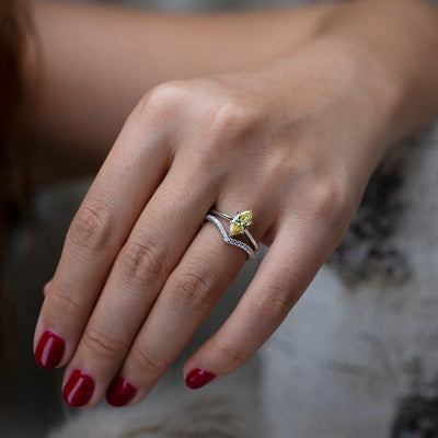 Anillo Ojo de Caballo con Zafiro Artificial en Plata - Image 10
