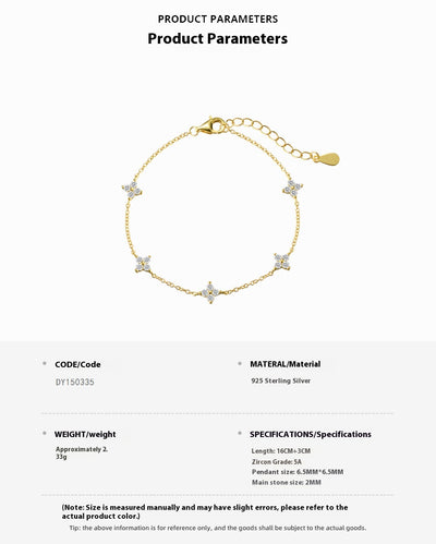 Collar y Pulsera de Plata Esterlina 925 Diseño Estrellado con Zirconia para Mujer - Image 16