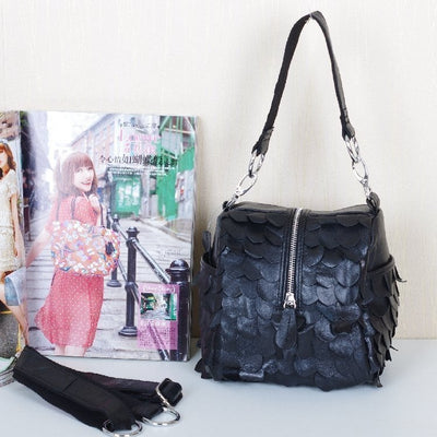 Bolso Mensajero de Cuero Genuino para Mujer - Piel de Oveja Premium - Image 14