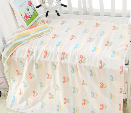 Manta de Baño Infantil 110x110cm - Gasa 6 Capas 100% Algodón Puro - Image 70