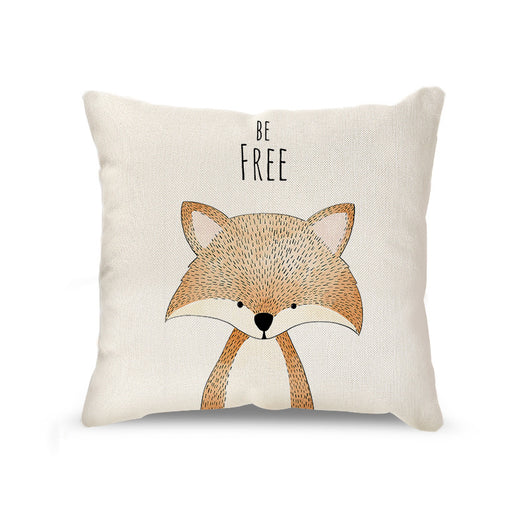 Funda de Almohada Decorativa Leoncito Adorable - Estilo Nórdico en Lino - Image 25