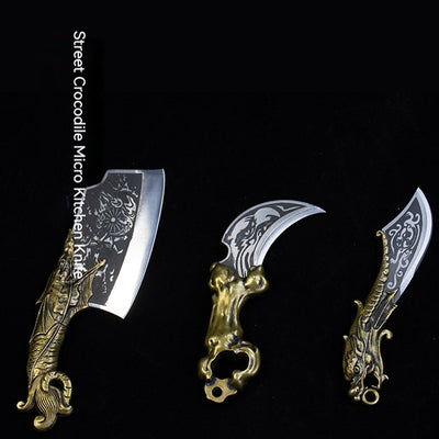 Cuchillo de Exterior con Mango de Acero Inoxidable para Artículos Pequeños