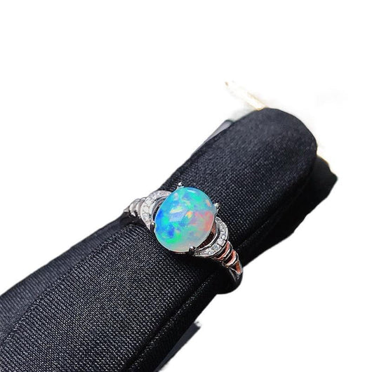 Anillo de Ópalo Natural con Plata 925 Incrustada - Image 5