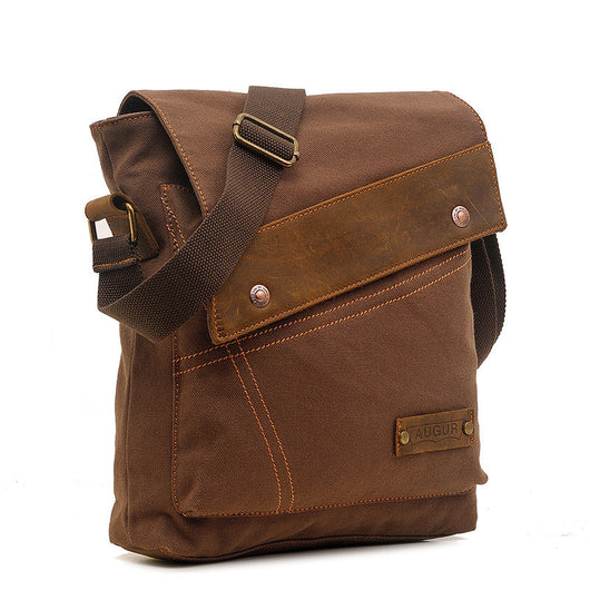 Bolsa de Lona Retro Crossbody Unisex - Bolsa de Hombro Vertical - Image 5