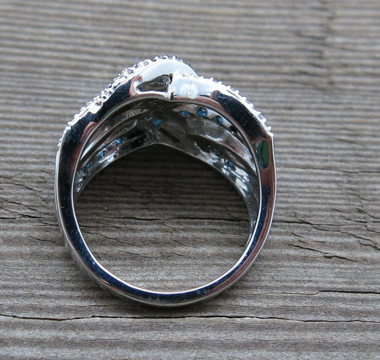Anillo de Zafiro Elegante - Diseño Europeo y Americano de Tendencia - Image 2