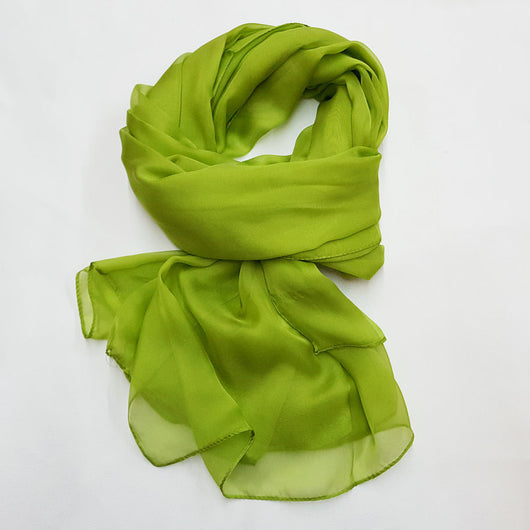 Pañuelo de Seda Elegante Liso para Mujer - Todas las Estaciones - Image 15