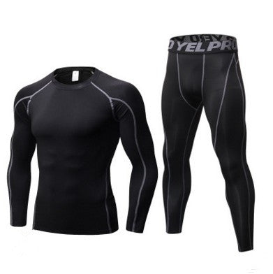 Traje de Compresión Deportivo Completo para Hombre - Manga Larga - Image 5