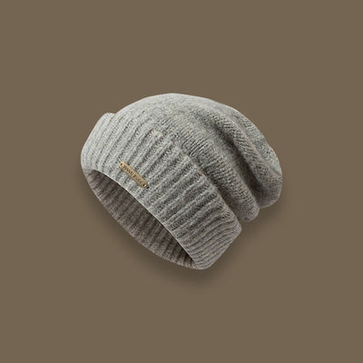 Gorro Tejido Mezcla de Lana en Colores Sólidos - Abrigo Perfecto para Clima Frío - Image 7