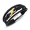 Vintage leather bracelet Negro 20cm
