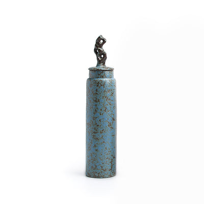 Recipiente de Té Cerámico Retro Chino Hermético con Decoración Tradicional - Image 7