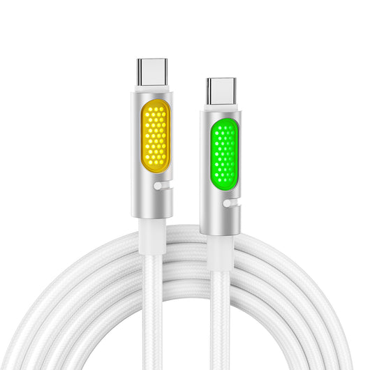 Cable de Carga Rápida 240W con Luz Aromaterápica Multicolor - Image 7