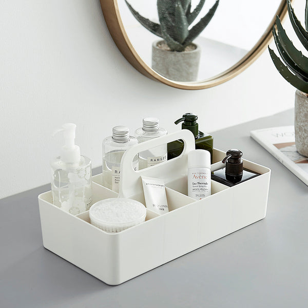 Canasta de Almacenamiento Organizadora Estilo Japonés para Baño y Escritorio