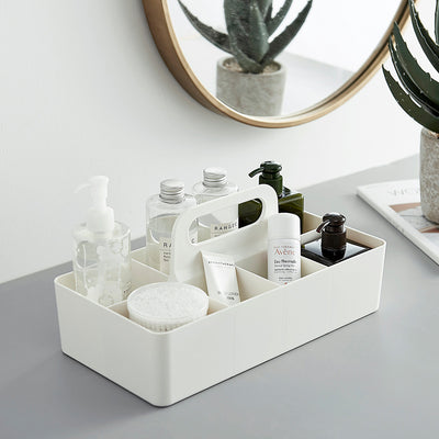 Canasta de Almacenamiento Organizadora Estilo Japonés para Baño y Escritorio