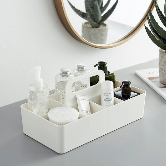Canasta de Almacenamiento Organizadora Estilo Japonés para Baño y Escritorio