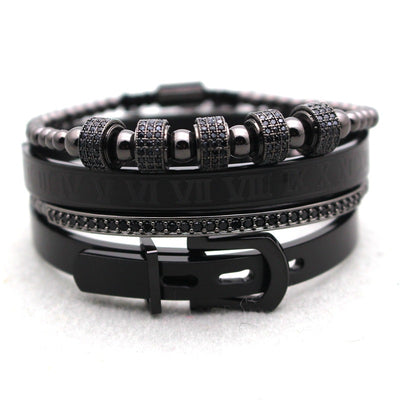 Pulsera de Números Romanos con Hebilla Herradura - Image 9