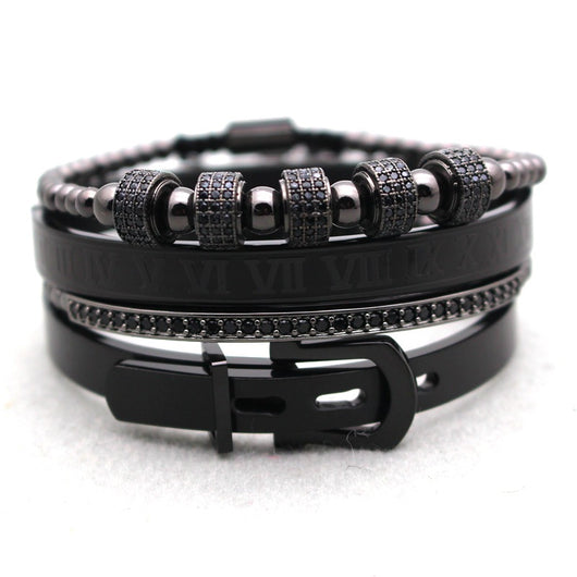 Pulsera de Números Romanos con Hebilla Herradura - Image 9
