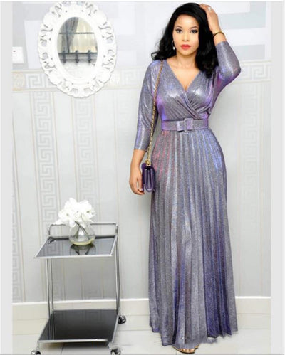 Vestido Bronceador Escote Profundo con Bolsillos