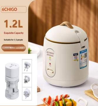 Mini Arrocera de Bajo Consumo para Dormitorio - Olla Antiadherente