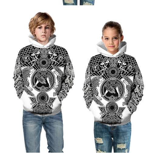 Sudadera Hoodie Suelta con Estampado Digital de Moda - Image 10