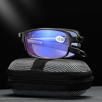Gafas de Lectura Portátiles Plegables Azules Unisex - Image 2