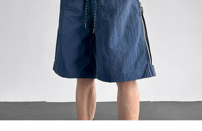 Pantalones Cortos Cargo Impermeables Hombre Ajuste Relajado - Image 10