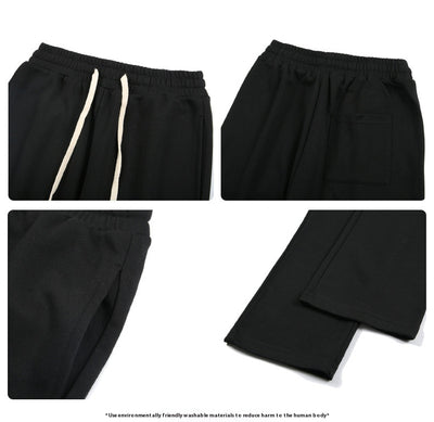 Pantalones Deportivos Grises con Efecto Drapeado para Hombre - Image 9
