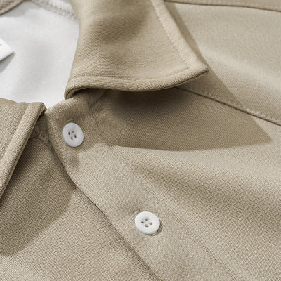 Polo Casual de Cuello Clásico para Hombre - Diseño Versátil Primavera Otoño - Image 13