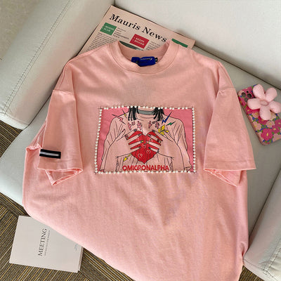 Blusa Suelta de Moda Estival con Temperamento - Largo Medio