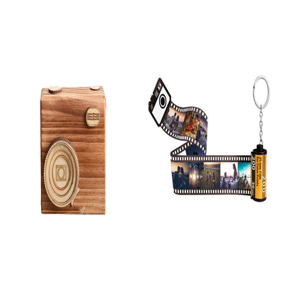 Llavero Personalizado con Foto - Colgante de Película DIY para Recuerdos - Image 11