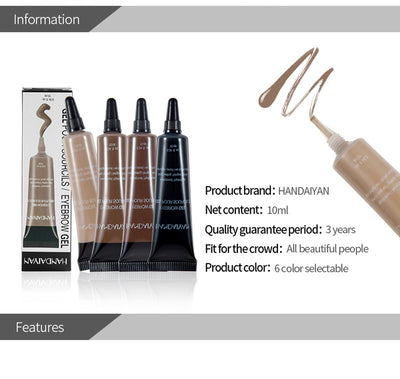 Kit de Tinte de Cejas Henna Waterproof - Gel Duradero con Aplicador - Image 11