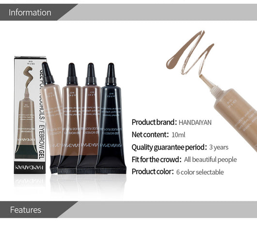 Kit de Tinte de Cejas Henna Waterproof - Gel Duradero con Aplicador - Image 11