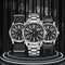 Reloj de Cuarzo Luminoso Impermeable para Hombre Estilo Ejecutivo