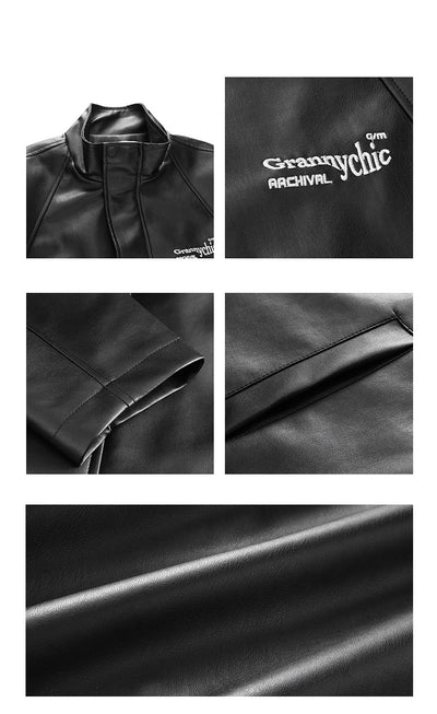 Chaqueta Casual Unisex de Cuero PU - Estilo Trendy Versátil - Image 10