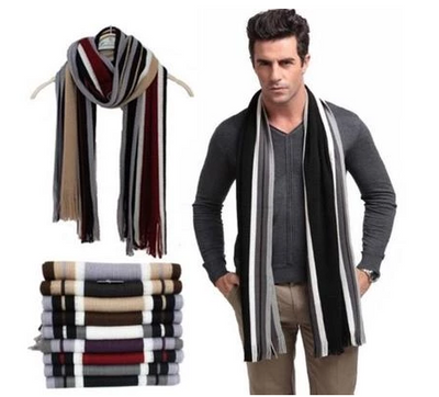 Bufandas para Hombre con Flecos - Otoño e Invierno - Image 2