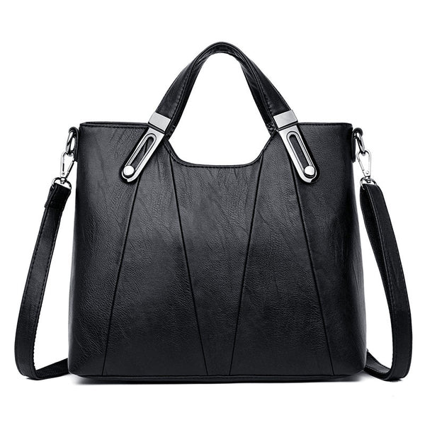 Bolso de Cuero Grande con Amplia Capacidad