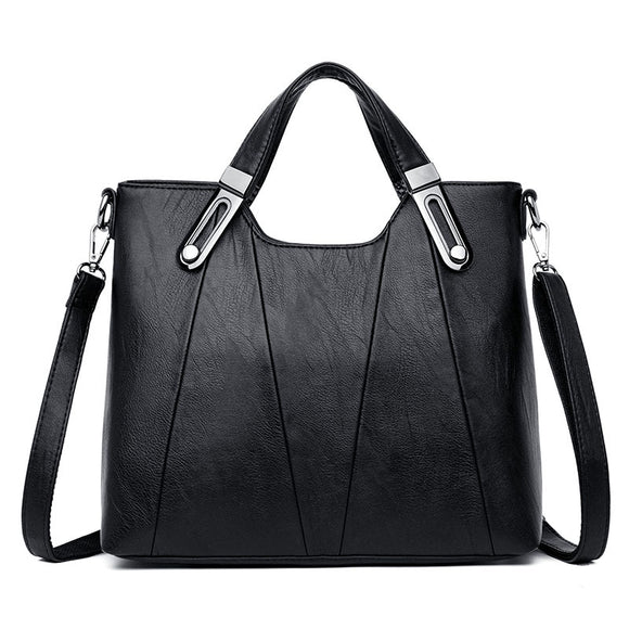 Bolso de Cuero Grande con Amplia Capacidad