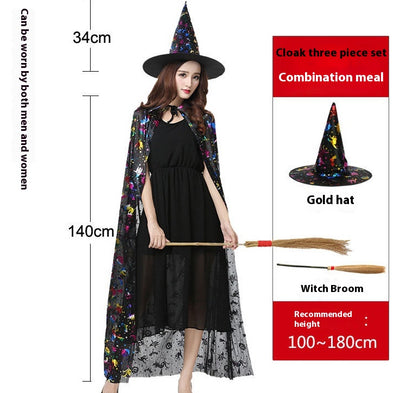 Disfraz de Bruja Mágica para Mujer - Vestido de Fiesta Halloween - Image 42