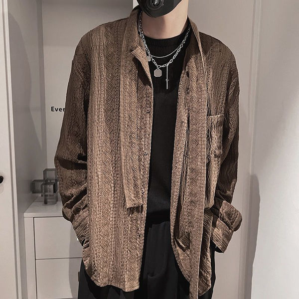 Cardigan Tejido Lujo Casual - Abrigo Medio Largo Versátil