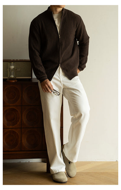 Cardigan con Cierre Casual para Hombre - Suéter Abrigo Versátil - Image 10