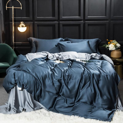 Juego de Cama Tencel Reversible de 80 Hilos - 4 Piezas - Image 3